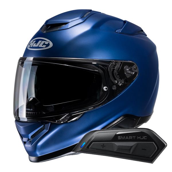 Integrale HJC RPHA71 Semi Flat Metallic Blue + Kit Bluetooth Smart 11B