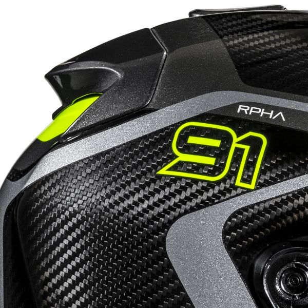 HJC RPHA91 Carbon Lagos MC3H + Kit Bluetooth Smart 21B