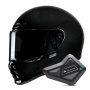 Casque Integrale HJC V10 Black + Kit Bluetooth BT Mini