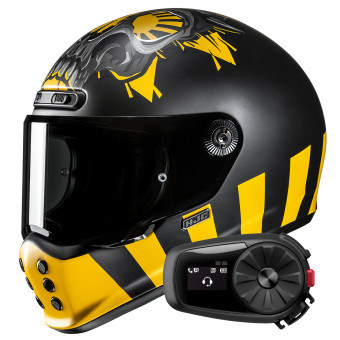 Casque Integrale HJC V10 Crania MC3SF + Kit Bluetooth 5S Solo Casque Integrale HJC V10 Crania MC3SF + Kit Bluetooth 5S Solo