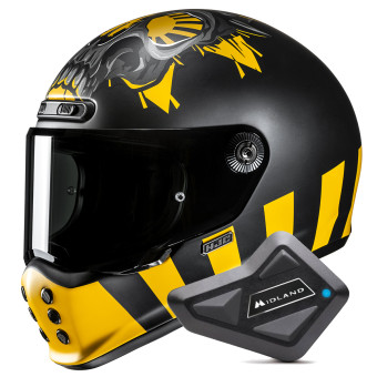 Casque Integrale HJC V10 Crania MC3SF + Kit Bluetooth BT Mini Casque Integrale HJC V10 Crania MC3SF + Kit Bluetooth BT Mini