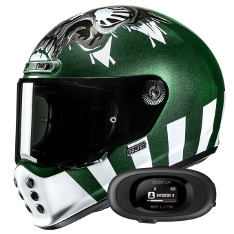 Casque Integrale HJC V10 Crania MC4 + Kit bluetooth 5R Lite Casque Integrale HJC V10 Crania MC4 + Kit bluetooth 5R Lite