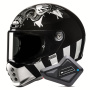 Casque Integrale HJC V10 Crania MC5 + Kit Bluetooth BT Mini