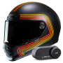 Casque Integrale HJC V10 Foni MC1SF + Kit Bluetooth Lokui K30