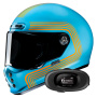 Casque Integrale HJC V10 Foni MC27+ Kit bluetooth 5R Lite Solo