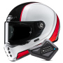 Casque Integrale HJC V10 Hodu MC1 + Kit Bluetooth BT Mini