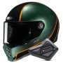 Casque Integrale HJC V10 Hodu MC47 + Kit Bluetooth BT Mini