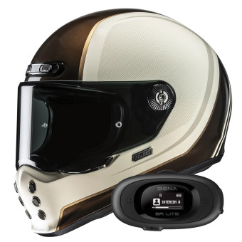 Casque Integrale HJC V10 Hodu MC9 + Kit bluetooth 5R Lite Casque Integrale HJC V10 Hodu MC9 + Kit bluetooth 5R Lite