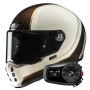 Casque Integrale HJC V10 Hodu MC9 + Kit Bluetooth 5S Solo