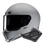 Casque Integrale HJC V10 N. Grey + Kit Bluetooth BT Mini