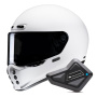Casque Integrale HJC V10 White + Kit Bluetooth BT Mini