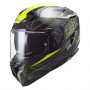 Casque Integrale LS2 Challenger C Fold Gloss H-V Yellow FF327