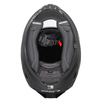 LS2 Challenger II Solid Matt Black FF817