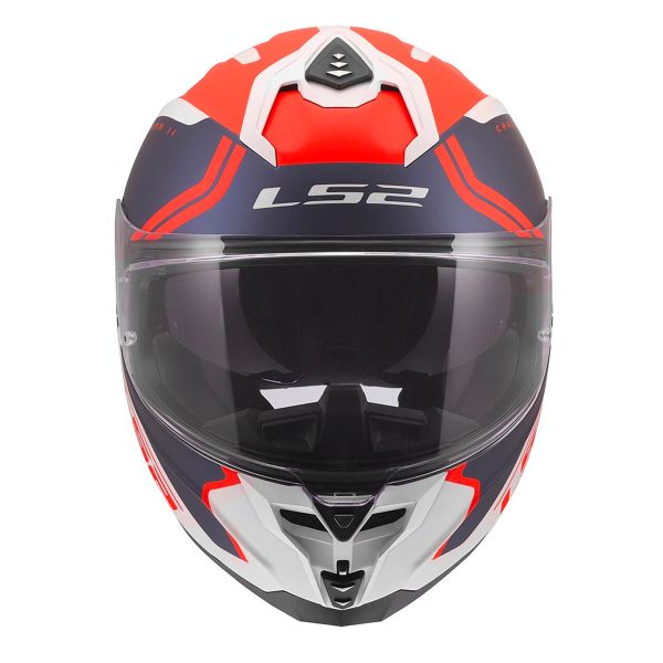 LS2 Challenger II Titan White Blue Red FF817