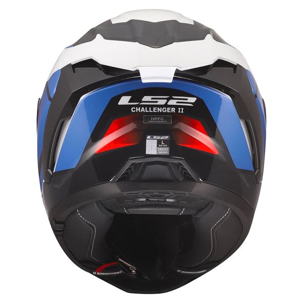 LS2 Challenger II Viper White Blue Red FF817