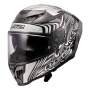 Casque Integrale LS2 Drago Enthum Argento FF807