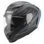 Casque Integrale LS2 Dragon Subic White Bllue Petrol FF807