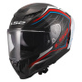 Casque Integrale LS2 Dragon Subic White Bllue Red FF807
