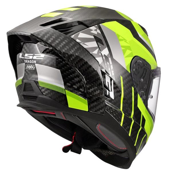 LS2 Dragon Trax Giallo Hi-Vis FF807