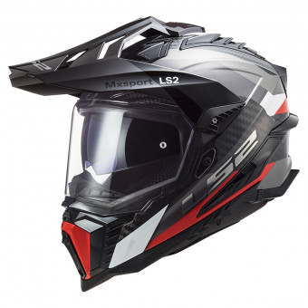 Casque Integrale LS2 Explorer C Frontier Titanium Red MX701 Casque Integrale LS2 Explorer C Frontier Titanium Red MX701