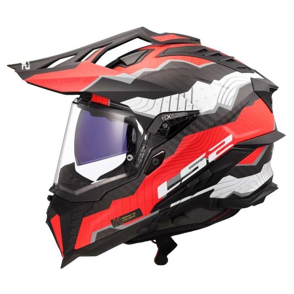 LS2 Explorer C Trick Bianco Rosso MX701
