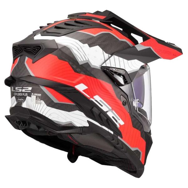 LS2 Explorer C Trick Bianco Rosso MX701