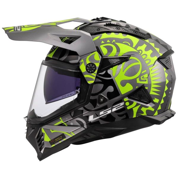 LS2 Pioneer II Rangi Giallo Hi-Vis MX702