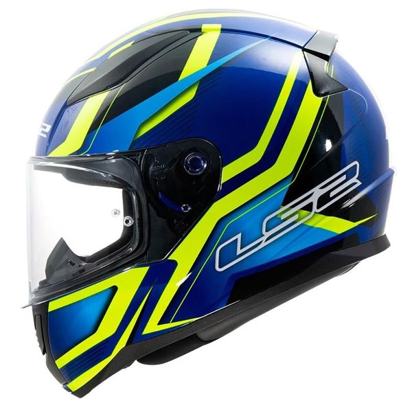 LS2 Rapid II Flitz H-Vis Giallo Blu FF353