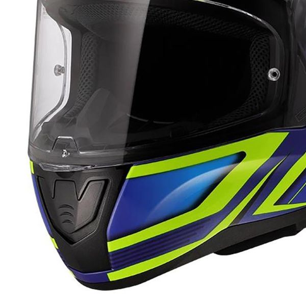 LS2 Rapid II Flitz H-Vis Giallo Blu FF353