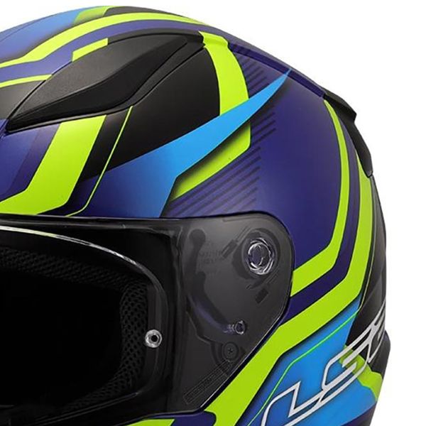 LS2 Rapid II Flitz H-Vis Giallo Blu FF353