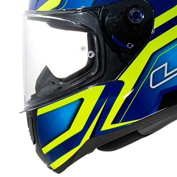 LS2 Rapid II Flitz H-Vis Giallo Blu FF353