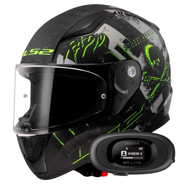 Integrale LS2 Rapid II Pirates Matt Titanium FF353 + Kit bluetooth 5R Lite Solo Integrale LS2 Rapid II Pirates Matt Titanium FF353 + Kit bluetooth 5R Lite Solo