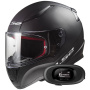 Casque Integrale LS2 Rapid II Solid Matt Black FF353 + Kit bluetooth 5R Lite Solo