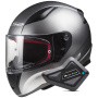 Casque Integrale LS2 Rapid II Solid Matt Titanium FF353 + Kit Bluetooth BT Mini