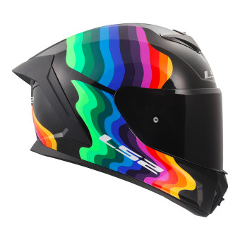 LS2 Rapid III Flow Black Multi FF820