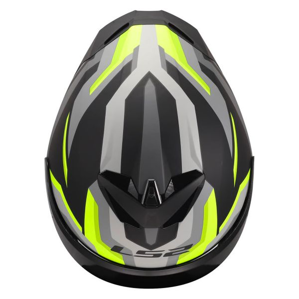 LS2 Rapid III Hyper Black H-V Yellow FF820