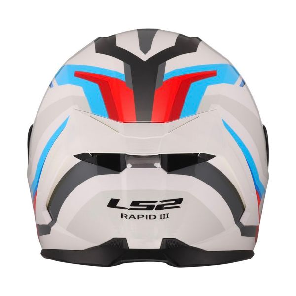 LS2 Rapid III Hyper White Blue Red FF820