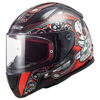 Bambini LS2 Rapid Mini Voodoo Black Red FF353