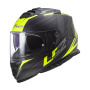 Casque Integrale LS2 Storm II Nerve Matt Black H-V Yellow FF800