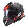 Casque Integrale LS2 Storm II Nerve Matt Black Red FF800