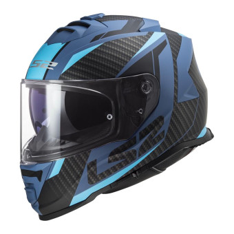 Casque Integrale LS2 Storm II Racer Matt Blue FF800 Casque Integrale LS2 Storm II Racer Matt Blue FF800