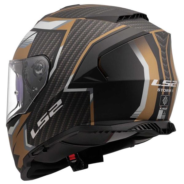 LS2 Inseguitore Storm II Oro Nero FF800