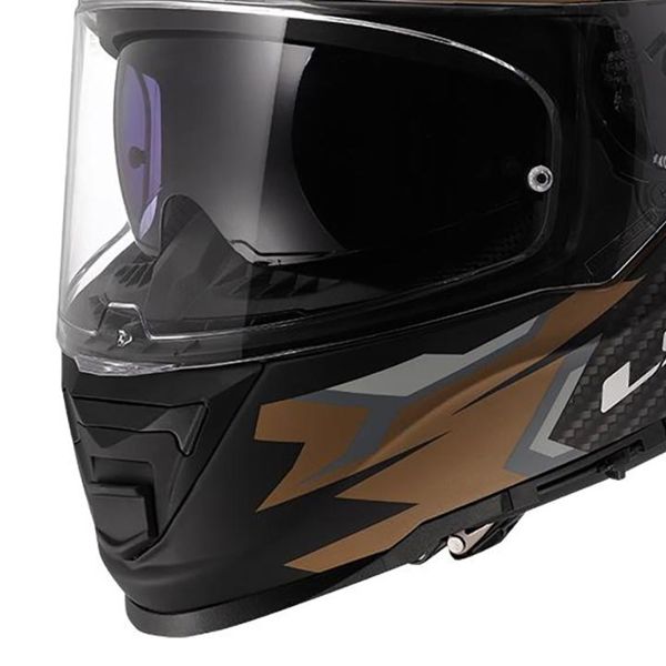 LS2 Inseguitore Storm II Oro Nero FF800