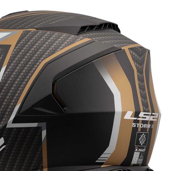 LS2 Inseguitore Storm II Oro Nero FF800