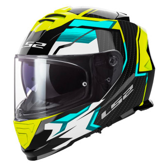 Casque Integrale LS2 Storm II Tracker Black H-V Yellow FF800 Casque Integrale LS2 Storm II Tracker Black H-V Yellow FF800