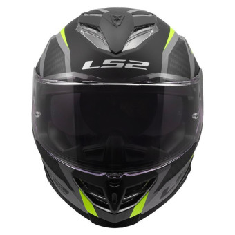 LS2 Storm III Dynamo Black H-V Yellow FF818