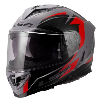 Casque Integrale LS2 Storm III Dynamo Grey Red FF818