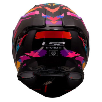 LS2 Storm III Kaos Black Purple Blue FF818