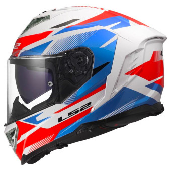 Casque Integrale LS2 Storm III Komai White Blue Red FF818