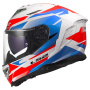 Casque Integrale LS2 Storm III Komai White Blue Red FF818